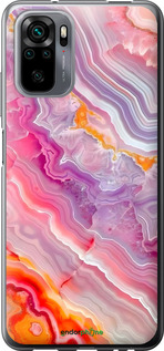 Силіконовий чехол Мрамор 2 для Xiaomi Redmi Note 10 - 6307u-2277 изображение 