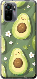 Силиконовый чехол Авокадо для Xiaomi Redmi Note 10 - 6380u-2277 изображение 