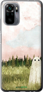 Силиконовый чехол Привидение для Xiaomi Poco M5s - 6401u-3117 изображение 
