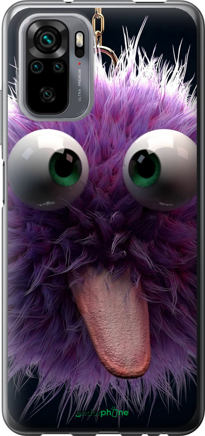 Силиконовый чехол Пушистик для Xiaomi Redmi Note 10S - 6017u-2577 изображение 