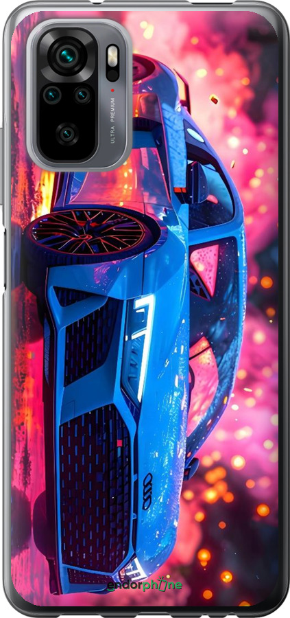 Силіконовий чехол Ауди для Xiaomi Redmi Note 10 - 6286u-2277 изображение 