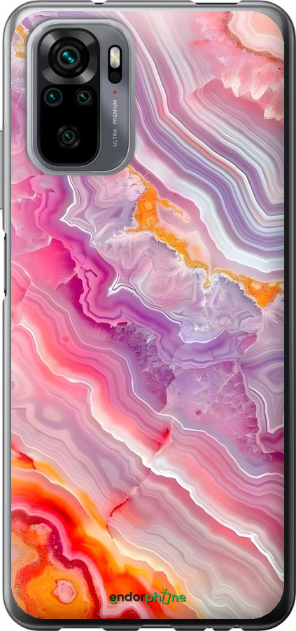 Силіконовий чехол Мрамор 2 для Xiaomi Redmi Note 10 - 6307u-2277 изображение 