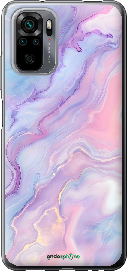 Силіконовий чехол Нежный мрамор для Xiaomi Redmi Note 10 - 6310u-2277 изображение 