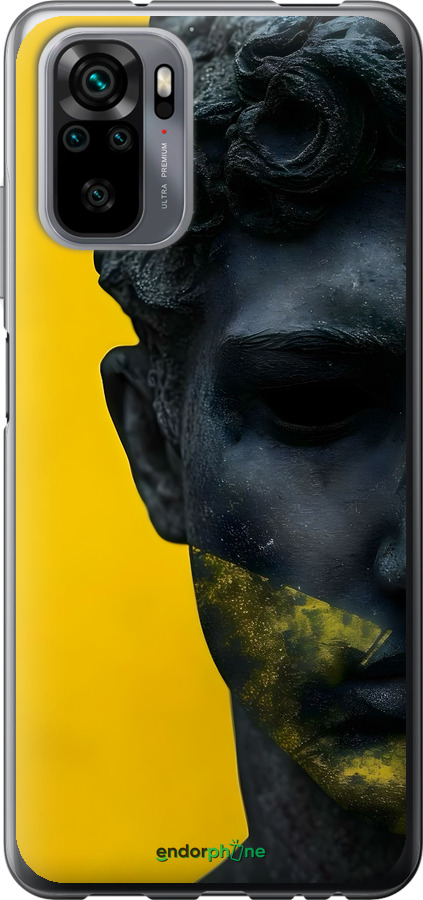 Силіконовий чехол Статуя арт для Xiaomi Redmi Note 10 - 6330u-2277 изображение 