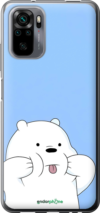 Силіконовий чехол Милий ведмедик для Xiaomi Redmi Note 10 - 6357u-2277 изображение 