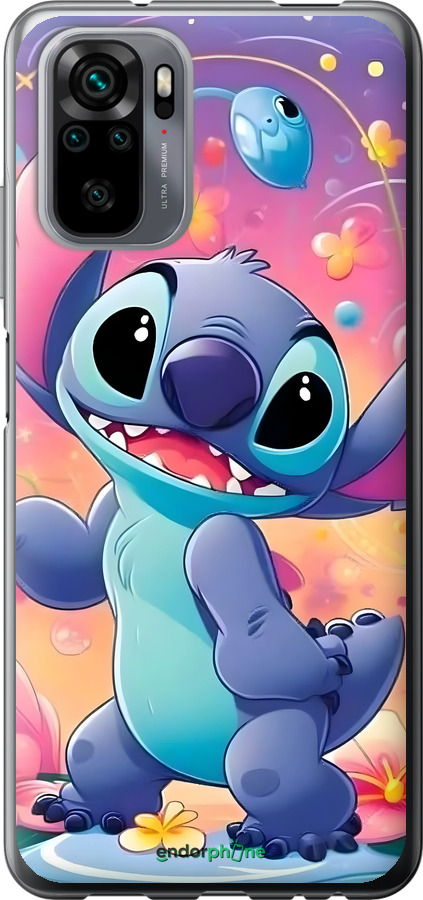 Силіконовий чехол Стич 2 для Xiaomi Redmi Note 10 - 6371u-2277 изображение 