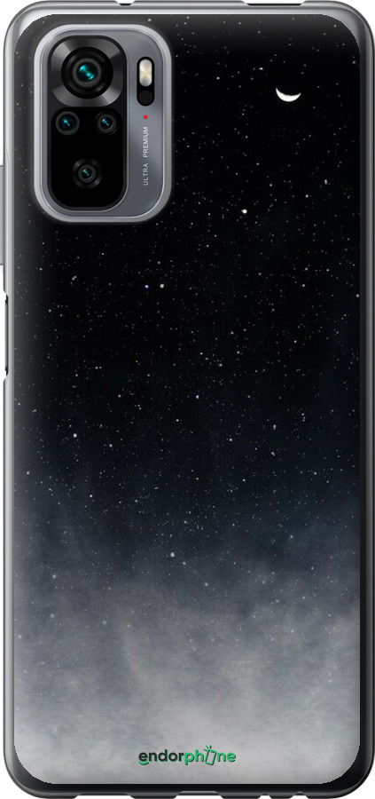 Силиконовый чехол Сині хмари, Синій місяць для Xiaomi Redmi Note 10 - 6396u-2277 изображение 