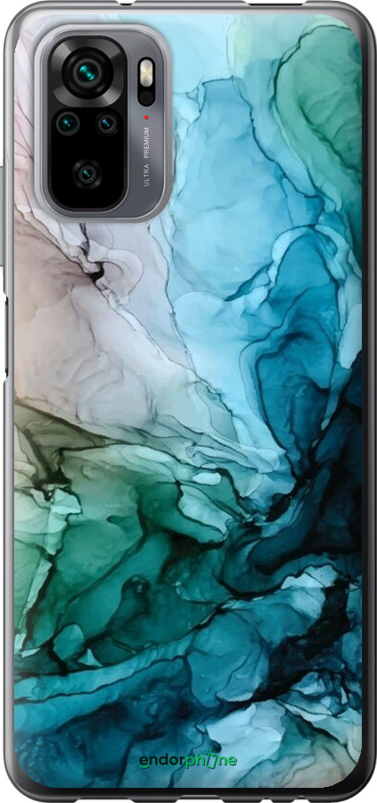 Силиконовый чехол С красочной абстрактной картиной Соленые берега для Xiaomi Redmi Note 10 - 6405u-2277 изображение 