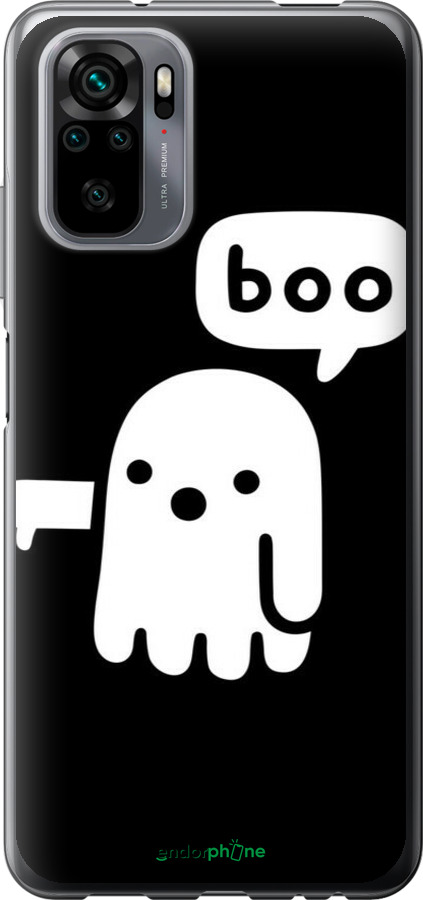Силіконовий чехол Привид Несхвалення для Xiaomi Redmi Note 10 - 6431u-2277 изображение 
