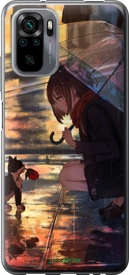 Силіконовий чехол Anime для Xiaomi Redmi Note 10 - 6609u-2277 изображение 