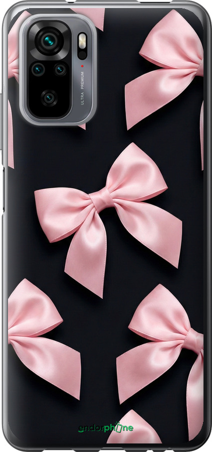 Силіконовий чехол Coquette Ribbons Dark Coquette для Xiaomi Redmi Note 10S - 6767u-2577 изображение 