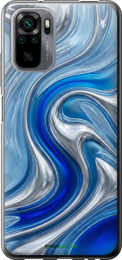 Силіконовий чехол Liquid Chrome для Xiaomi Redmi Note 10S - 6781u-2577 изображение 