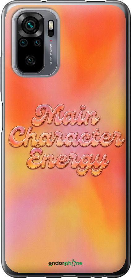 Силіконовий чехол Aura Gradient Main Character Energy Aesthetic Y2K для Xiaomi Redmi Note 10 - 6783u-2277 изображение 