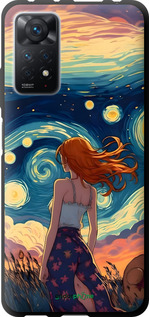 TPU чехол Девушка Арт для Xiaomi Redmi Note 11 Pro - 6325b-2512 изображение 