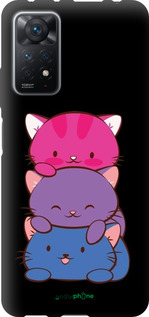 TPU чехол Милые кошки для Xiaomi Redmi Note 12 Pro - 6518b-3019 изображение 