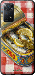 TPU чехол Vintage Sardine Tin Phone для Xiaomi Redmi Note 11 Pro - 6772b-2512 изображение 