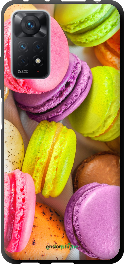 

Coque du TPU noir "Macarons" pour Xiaomi Redmi Note 11 Pro, Jaune