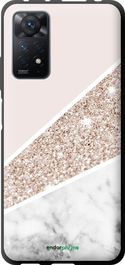 TPU чехол Пастельный мрамор для Xiaomi Redmi Note 12 Pro - 4342b-3019 изображение 