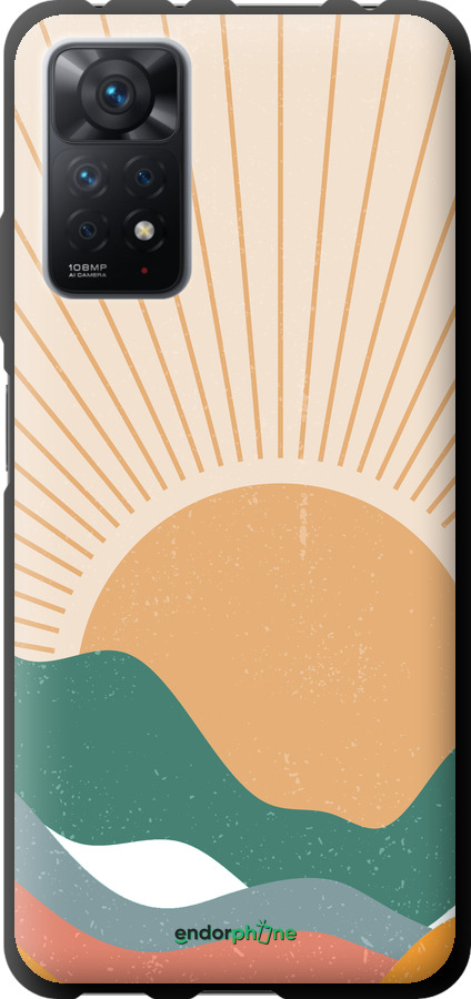 TPU чехол Горы и солнце v2 для Xiaomi Redmi Note 12 Pro - 5488b-3019 изображение 