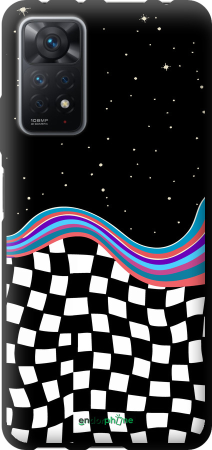 TPU чехол Абстрактный космос для Xiaomi Redmi Note 11 Pro - 5512b-2512 изображение 