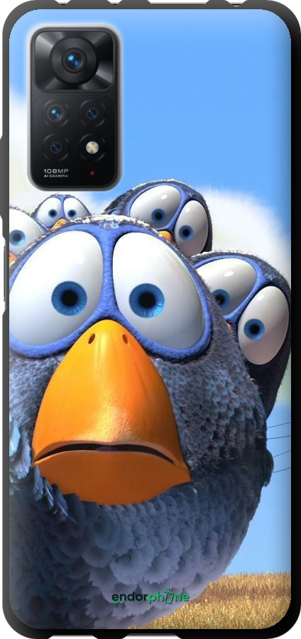 TPU чехол Angry Birds для Xiaomi Redmi Note 12 Pro - 6008b-3019 изображение 