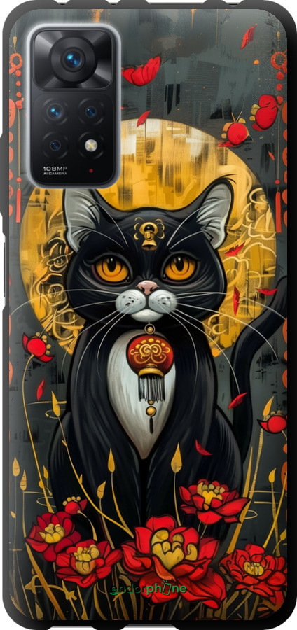 TPU чехол China Cat для Xiaomi Redmi Note 11 Pro - 6134b-2512 изображение 