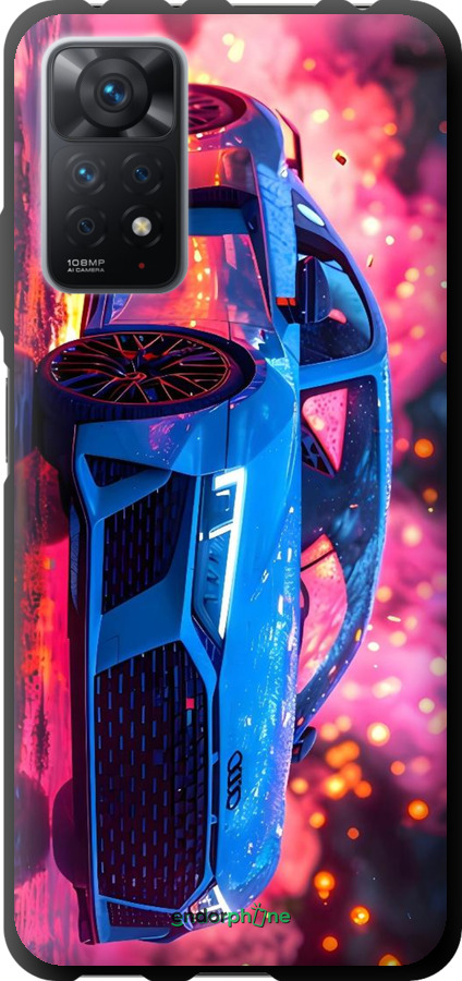 TPU чехол Ауди для Xiaomi Redmi Note 11 Pro - 6286b-2512 изображение 