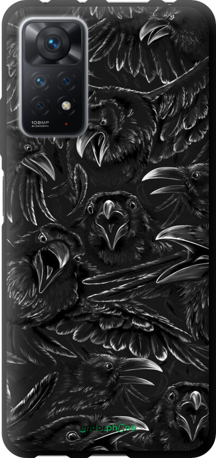 TPU чехол Воронья ярость для Xiaomi Redmi Note 12 Pro - 6474b-3019 изображение 