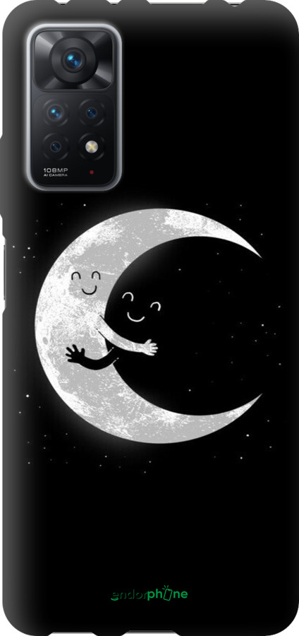 TPU чехол Лунные объятия для Xiaomi Redmi Note 11 Pro - 6508b-2512 изображение 