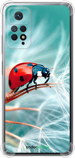 Силикон с усиленными углами чехол Божья коровка для Xiaomi Redmi Note 11 Pro - 6049sp-2512 изображение 