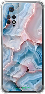 Силикон с усиленными углами чехол Мрамор для Xiaomi Redmi Note 11 Pro - 6306sp-2512 изображение 