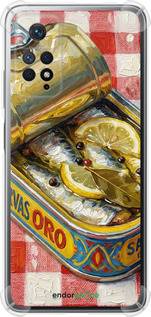 Силикон с усиленными углами чехол Vintage Sardine Tin Phone для Xiaomi Redmi Note 11 Pro - 6772sp-2512 изображение 