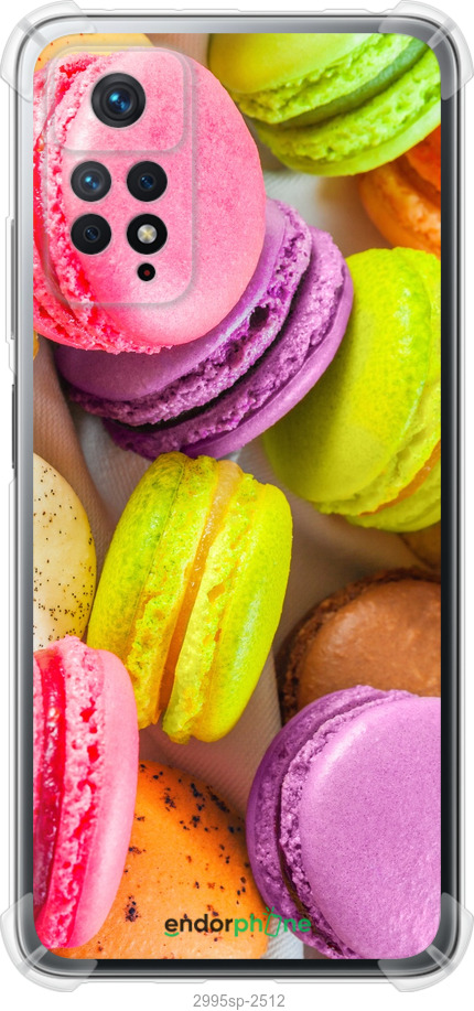 

Coque du Silicone antichoc avec coins renforcés "Macarons" pour Xiaomi Redmi Note 11 Pro, Jaune
