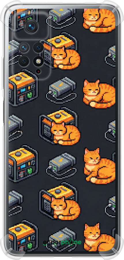 Силіконовий протиударний с посиленими кутами чехол Autonomous Zone для Xiaomi Redmi Note 11 Pro - 6771sp-2512 изображение 