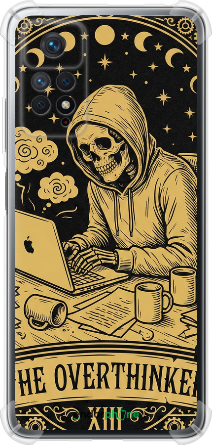 Силіконовий протиударний с посиленими кутами чехол The Overthinker для Xiaomi Redmi Note 11 Pro - 6774sp-2512 изображение 