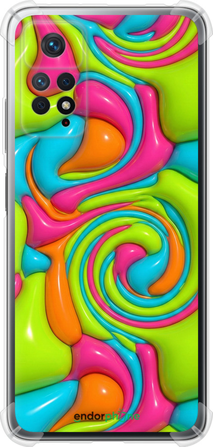 Силикон с усиленными углами чехол Y2K Jelly Dream для Xiaomi Redmi Note 12 Pro - 6780sp-3019 изображение 