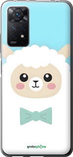 Силиконовый чехол Милый барашек для Xiaomi Redmi Note 12 Pro - 6355u-3019 изображение 