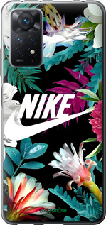 Силиконовый чехол Nike для Xiaomi Redmi Note 11 Pro - 6378u-2512 изображение 