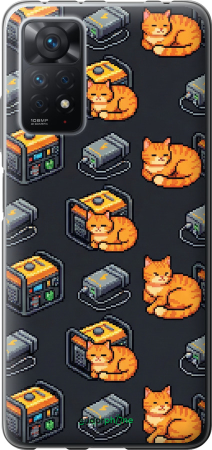 Силиконовый чехол Autonomous Zone для Xiaomi Redmi Note 11 Pro - 6771u-2512 изображение 