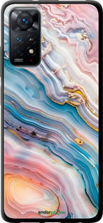 TPU чехол Мрамор красивый для Xiaomi Redmi Note 11 - 6376b-2516 изображение 