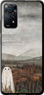 TPU чехол Одинокий призрак на фоне гор для Xiaomi Redmi Note 11S 4G - 6486b-3936 изображение 