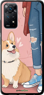 TPU чехол Корги 3 для Xiaomi Redmi Note 11 - 6707b-2516 изображение 