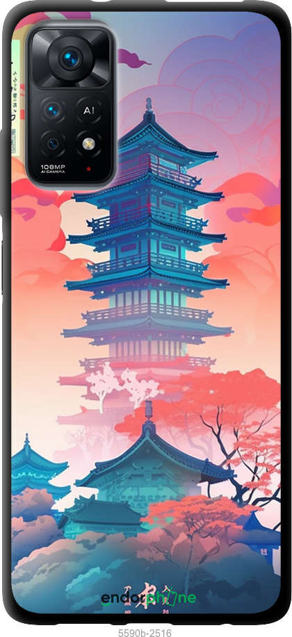 TPU чехол Япония монастырь для Xiaomi Redmi Note 11 - 5590b-2516 изображение 