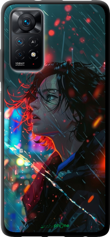 TPU чехол Нічні вогні для Xiaomi Redmi Note 11S 4G - 6096b-3936 изображение 