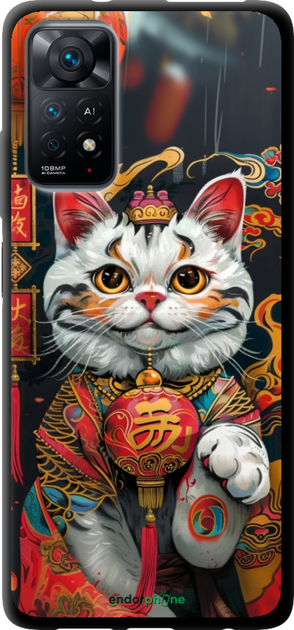 TPU чехол China Cat v2 для Xiaomi Redmi Note 11S 4G - 6135b-3936 изображение 