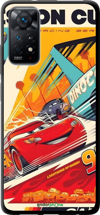 TPU чехол Тачки для Xiaomi Redmi Note 11 - 6288b-2516 изображение 