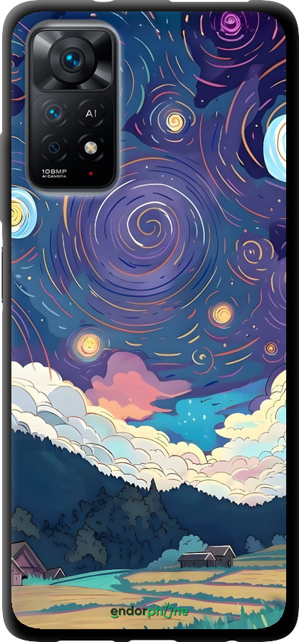 TPU чехол Креативный арт для Xiaomi Redmi Note 11 - 6322b-2516 изображение 