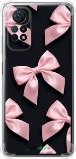 Силіконовий протиударний с посиленими кутами чехол Coquette Ribbons Dark Coquette для Xiaomi Redmi Note 11 - 6767sp-2516 изображение 