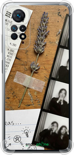 Силіконовий протиударний с посиленими кутами чехол Aesthetic Scrapbook Collage для Xiaomi Redmi Note 11 - 6773sp-2516 изображение 