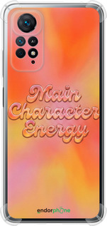 Силикон с усиленными углами чехол Aura Gradient Main Character Energy Aesthetic Y2K для Xiaomi Redmi Note 11S 4G - 6783sp-3936 изображение 